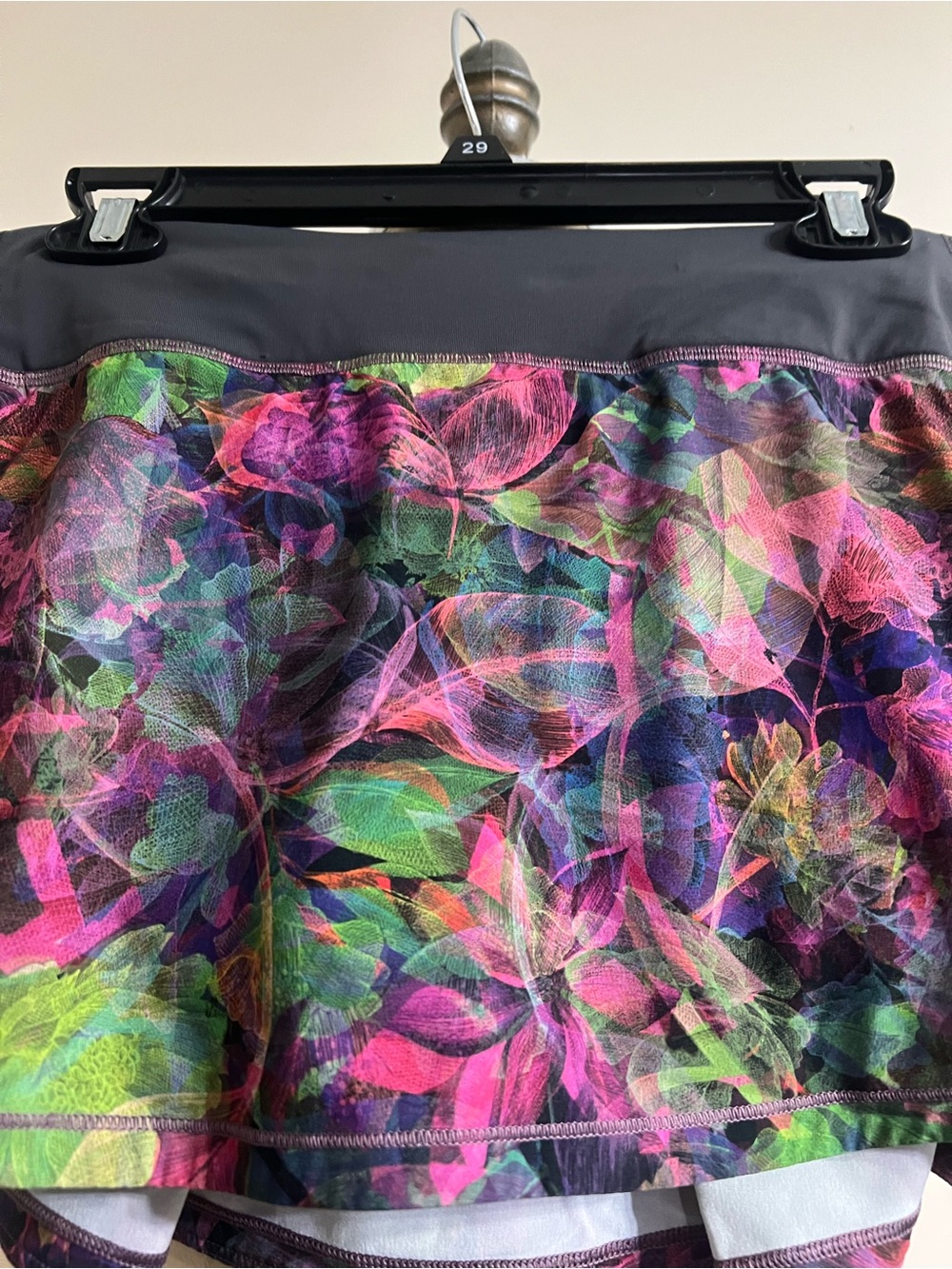 Lululemon Pace Rival Mid-Rise Skirt Floral Multi Size 8 - Picture 2 of 12